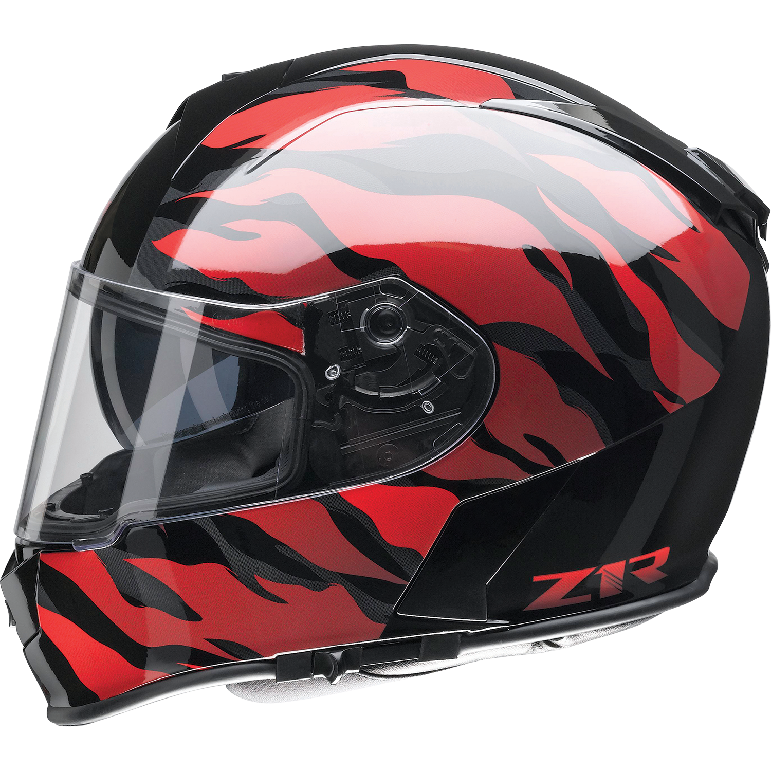 Z1R Warrant Helmet - Panthera - Black/Red - 2XL 010115210