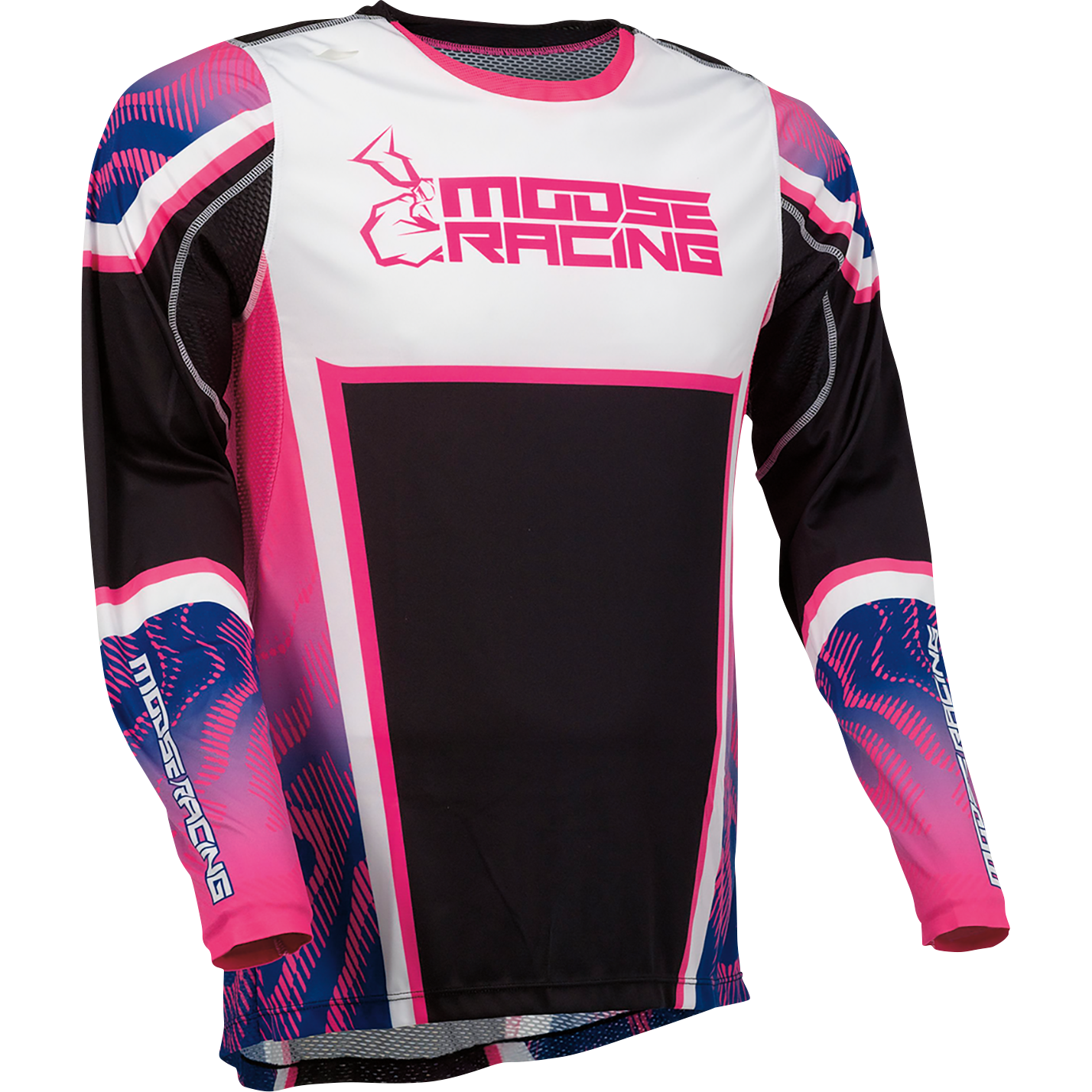 MOOSE OFFROAD Agroid Jersey - Pink/Purple/Black - 3XL 2910-7401