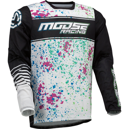 MOOSE OFFROAD Sahara Jersey - Black/White - XL 2910-7441