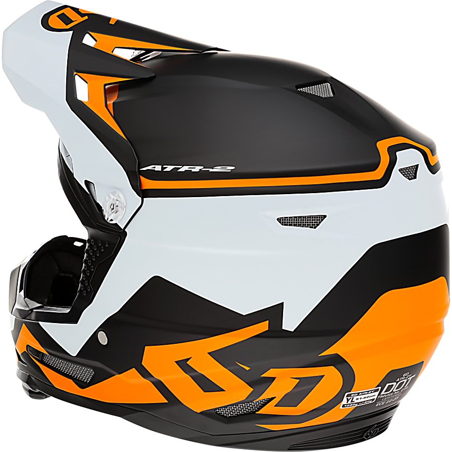 6D HELMETS ATR-2Y Helmet - Drive - Neon Orange - Small 11-6310