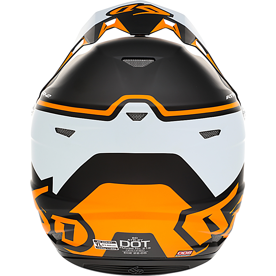 6D HELMETS ATR-2Y Helmet - Drive - Neon Orange - Small 11-6310