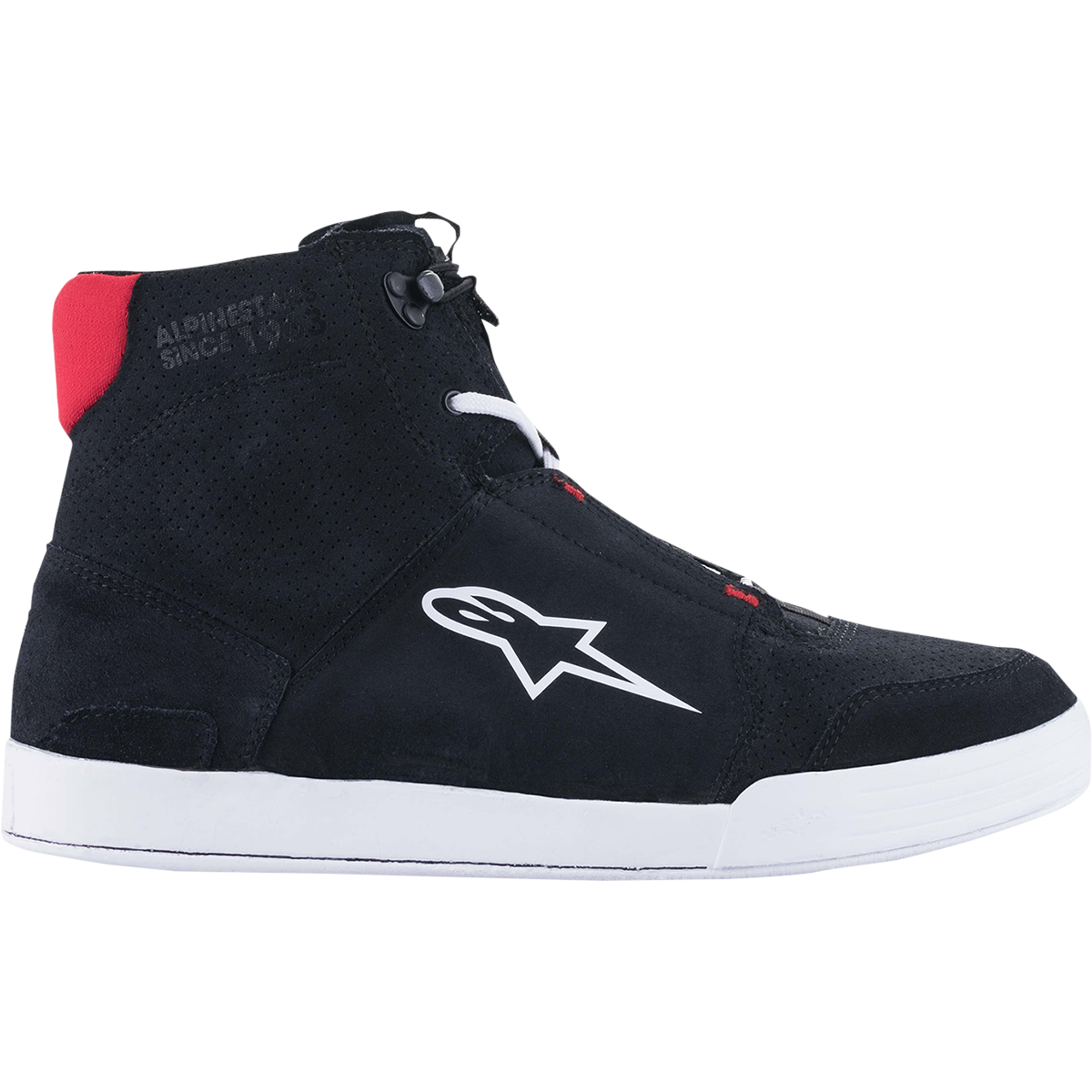 ALPINESTARS Chrome Shoes - Black/White/Red - US 12.5 / EU 46 2512322130412.5