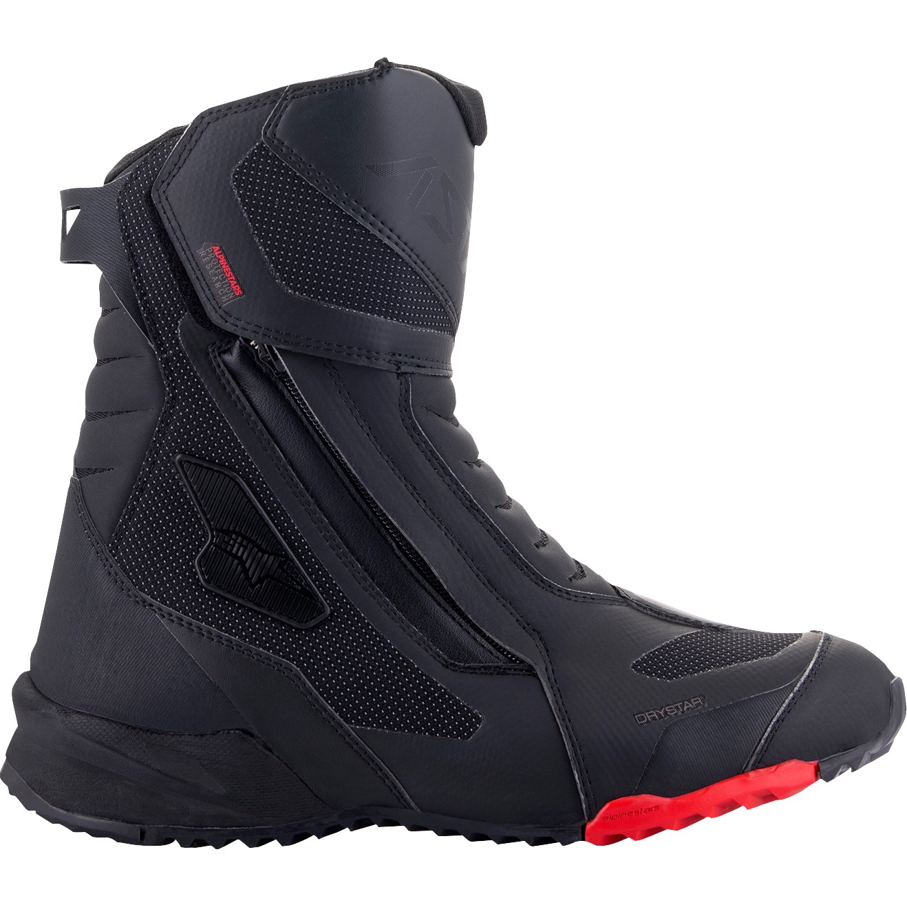 ALPINESTARS RT-7 Drystar? Boots - Black/Red - US 8 / EU 42 2443023-13-42