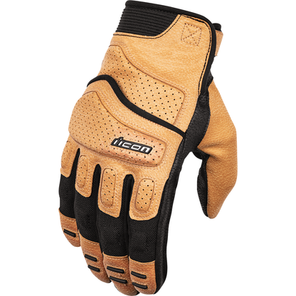 ICON Women's Superduty3* Gloves - Tan - Small 3302-0925