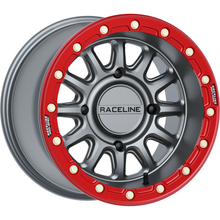 Alpha Wheel 4/156 Gunmetal/Red 15x7 (+10mm)