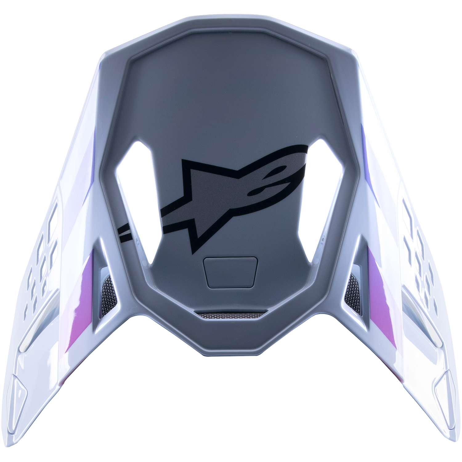 ALPINESTARS Supertech M10 Visor - Daytona - Haze Gray/Orange Fluo/Rhodamine 8982723-9243