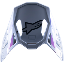 ALPINESTARS Supertech M10 Visor - Daytona - Haze Gray/Orange Fluo/Rhodamine 8982723-9243