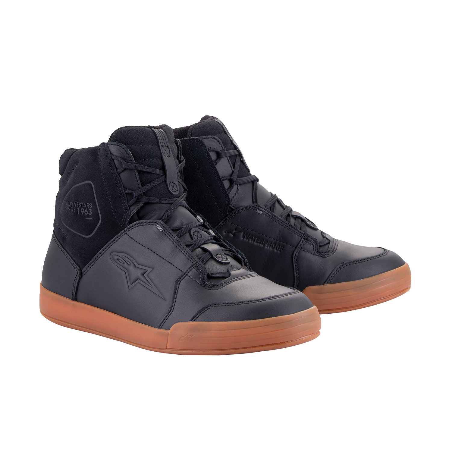 ALPINESTARS Chrome Shoes - Waterproof - Black/Brown - US 9.5 / EU 42.5 2543123118995