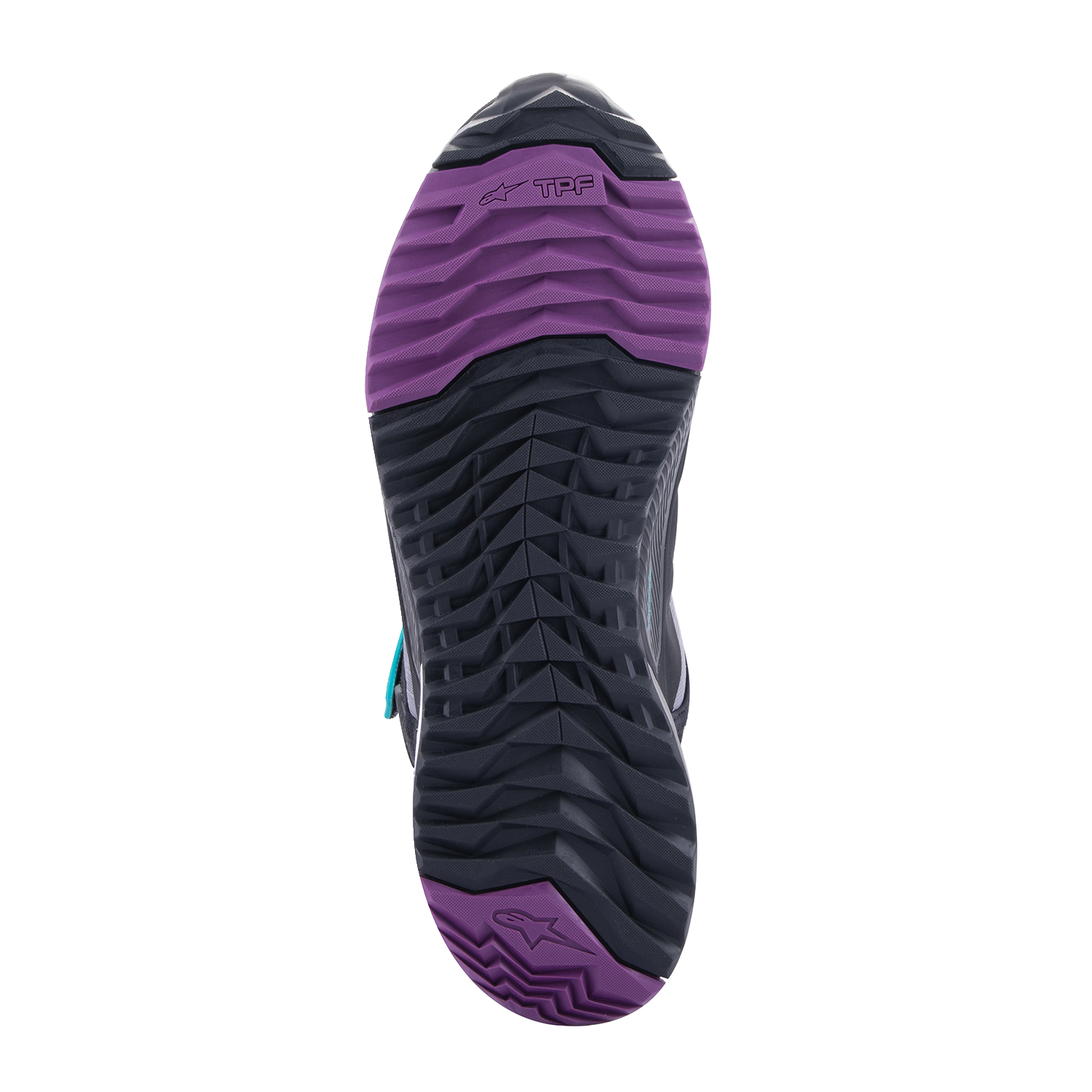 ALPINESTARS Stella CR-X Drystar? Shoes - Black/Gray/Teal/Purple - US 10 2611523137010