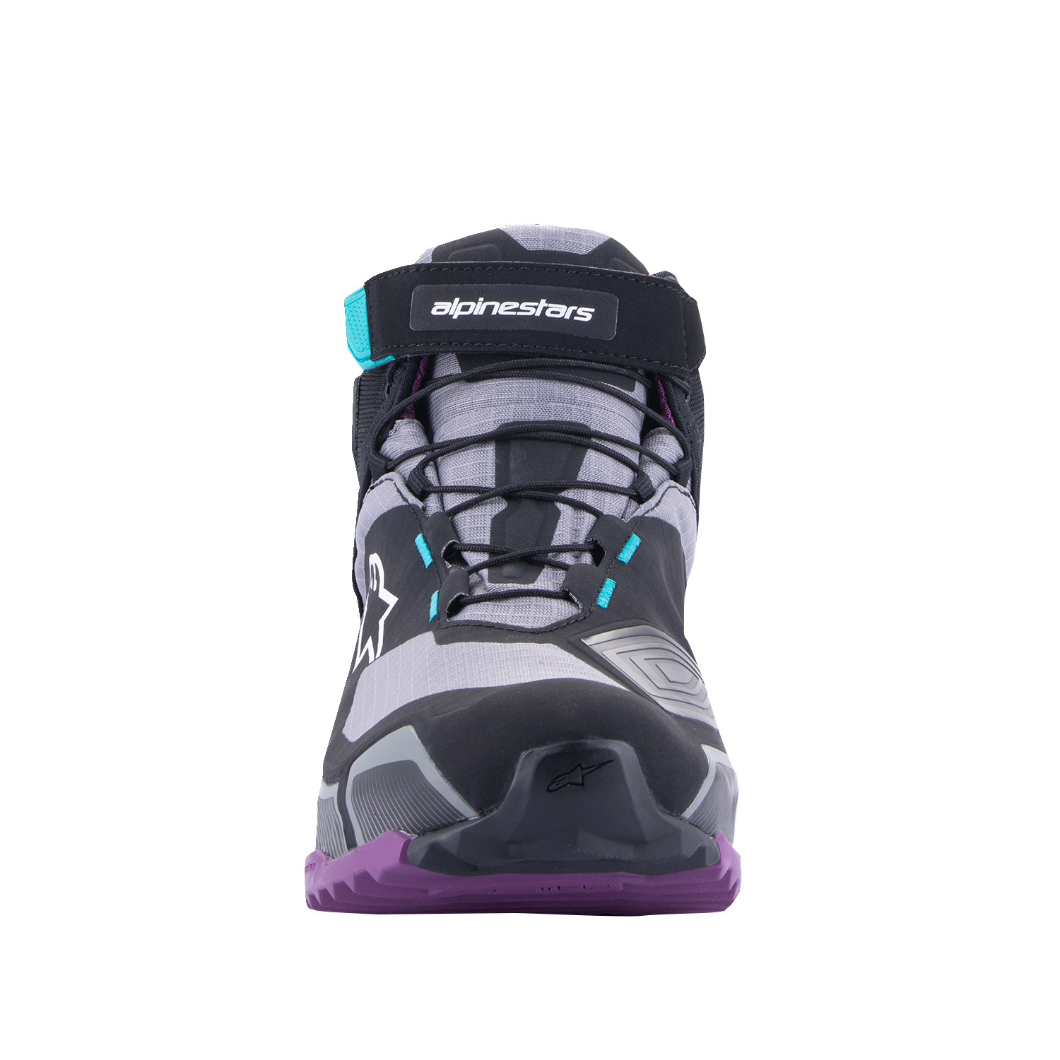 ALPINESTARS Stella CR-X Drystar? Shoes - Black/Gray/Teal/Purple - US 6.5 2611523137065