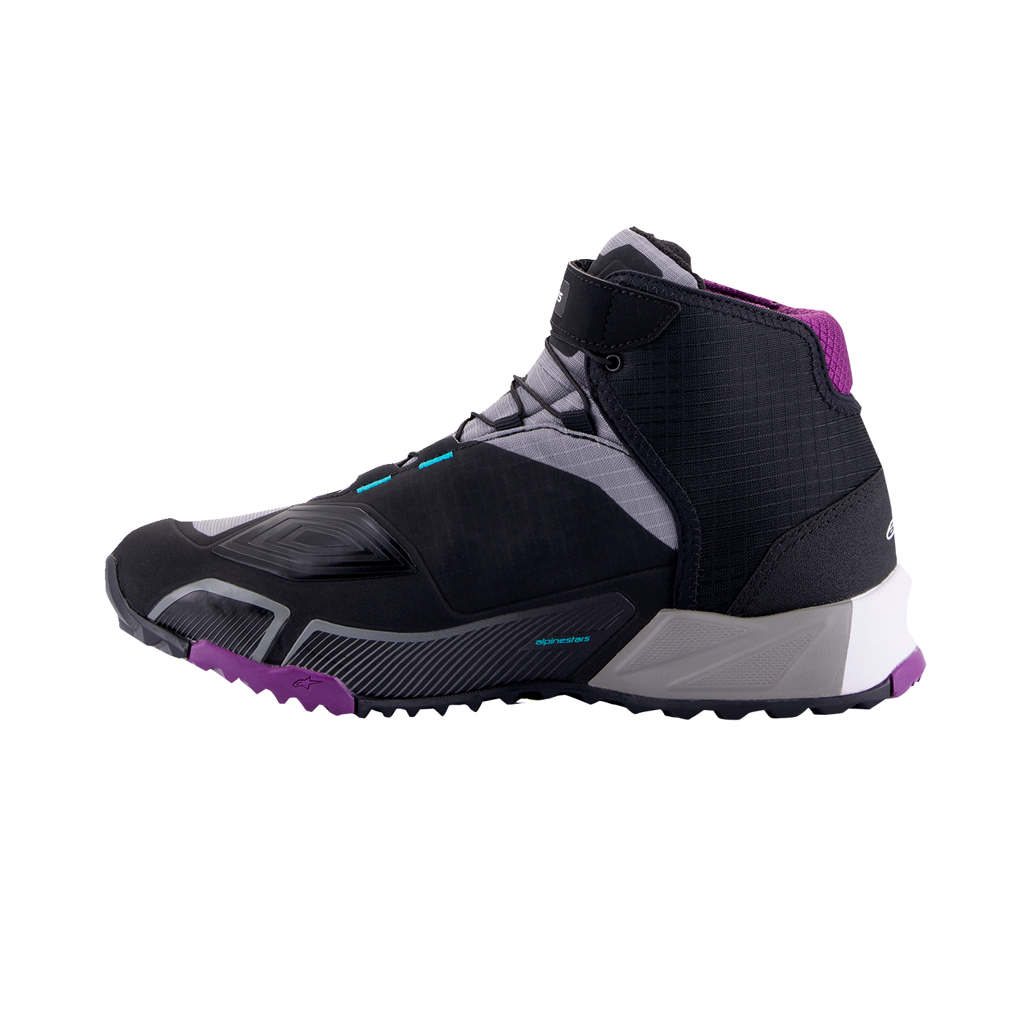 ALPINESTARS Stella CR-X Drystar? Shoes - Black/Gray/Teal/Purple - US 10.5 26115231370105