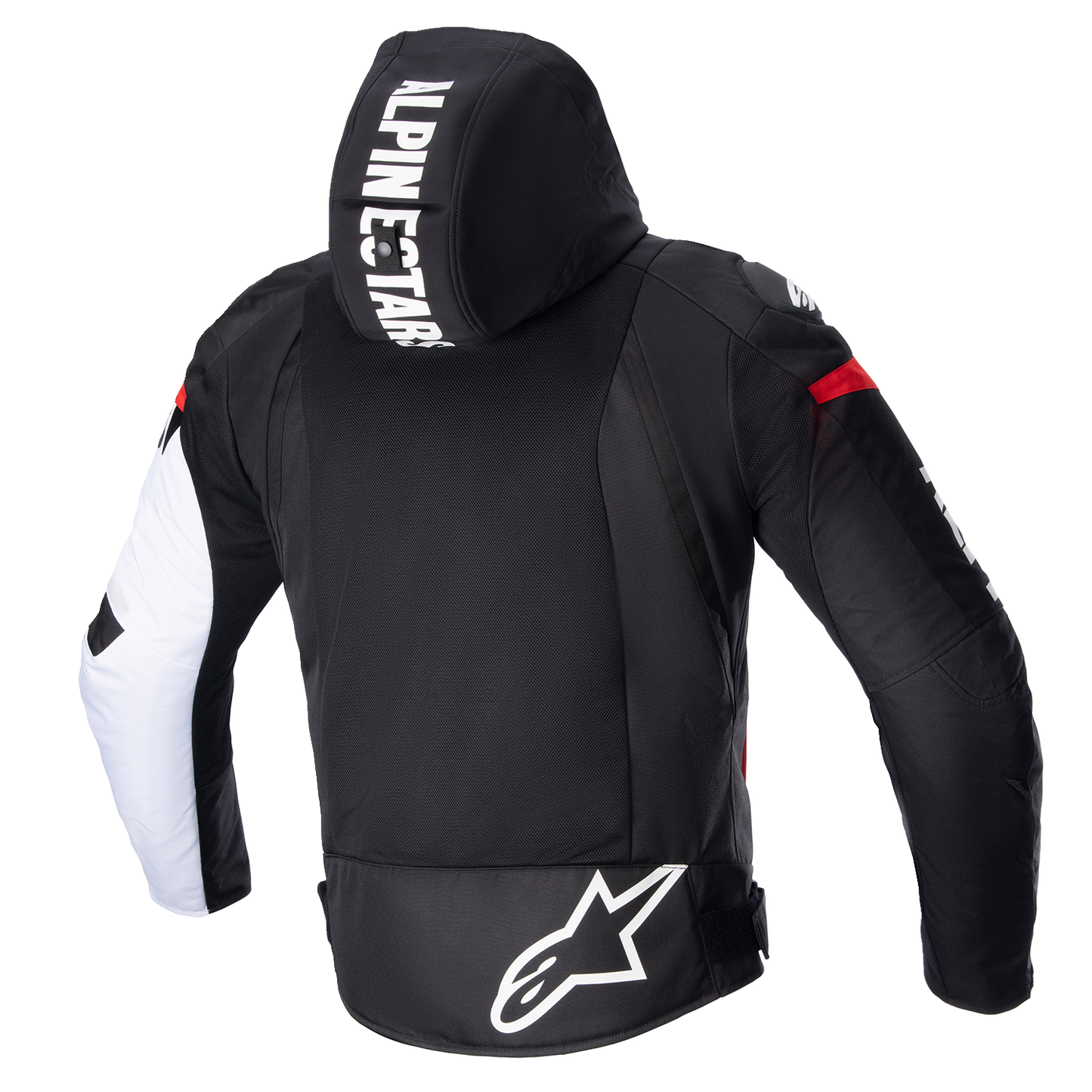 ALPINESTARS Zaca Air Jacket - Black/White/Red Fluo - 4XL 3306423-1231-4X
