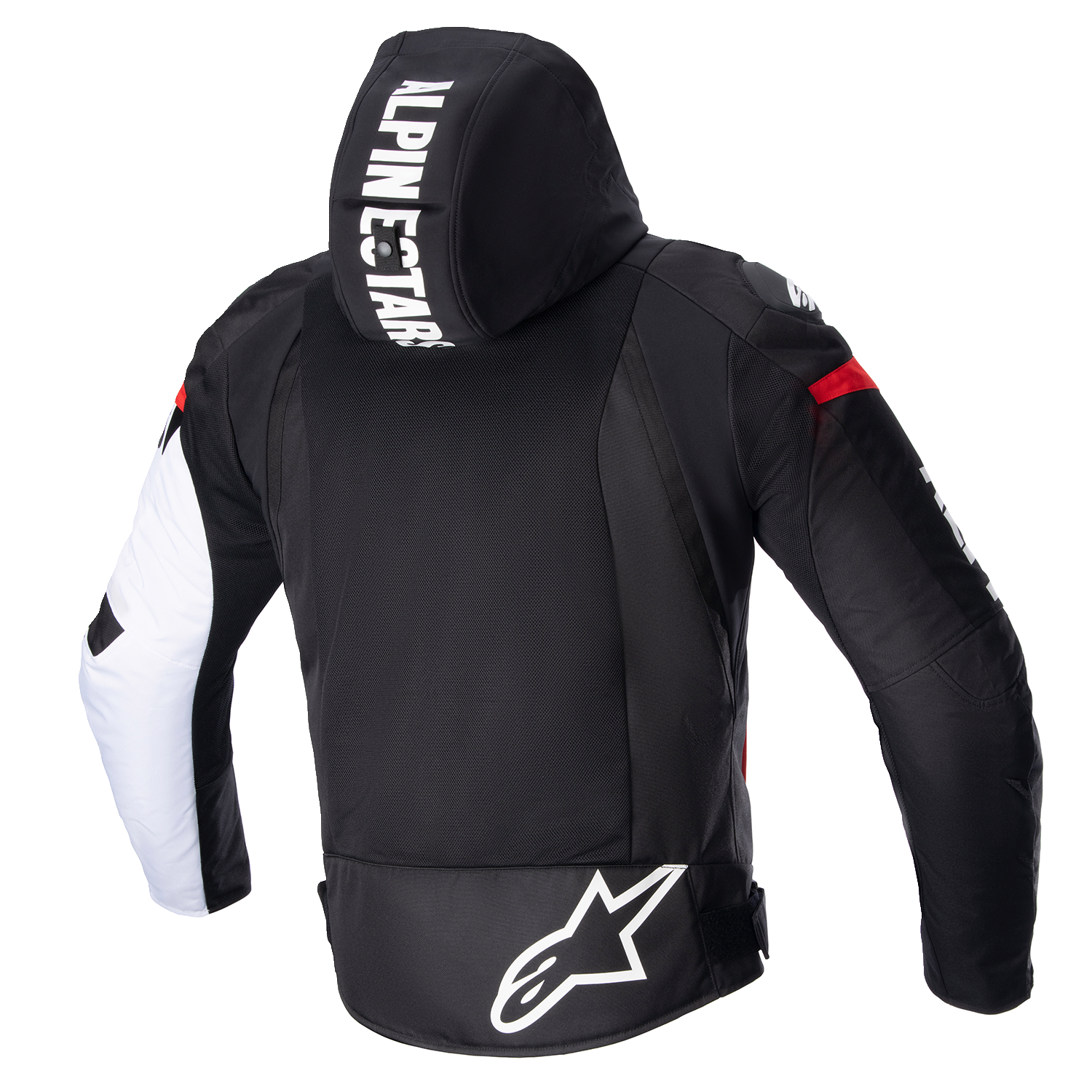 ALPINESTARS Zaca Air Jacket - Black/White/Red Fluo - 4XL 3306423-1231-4X