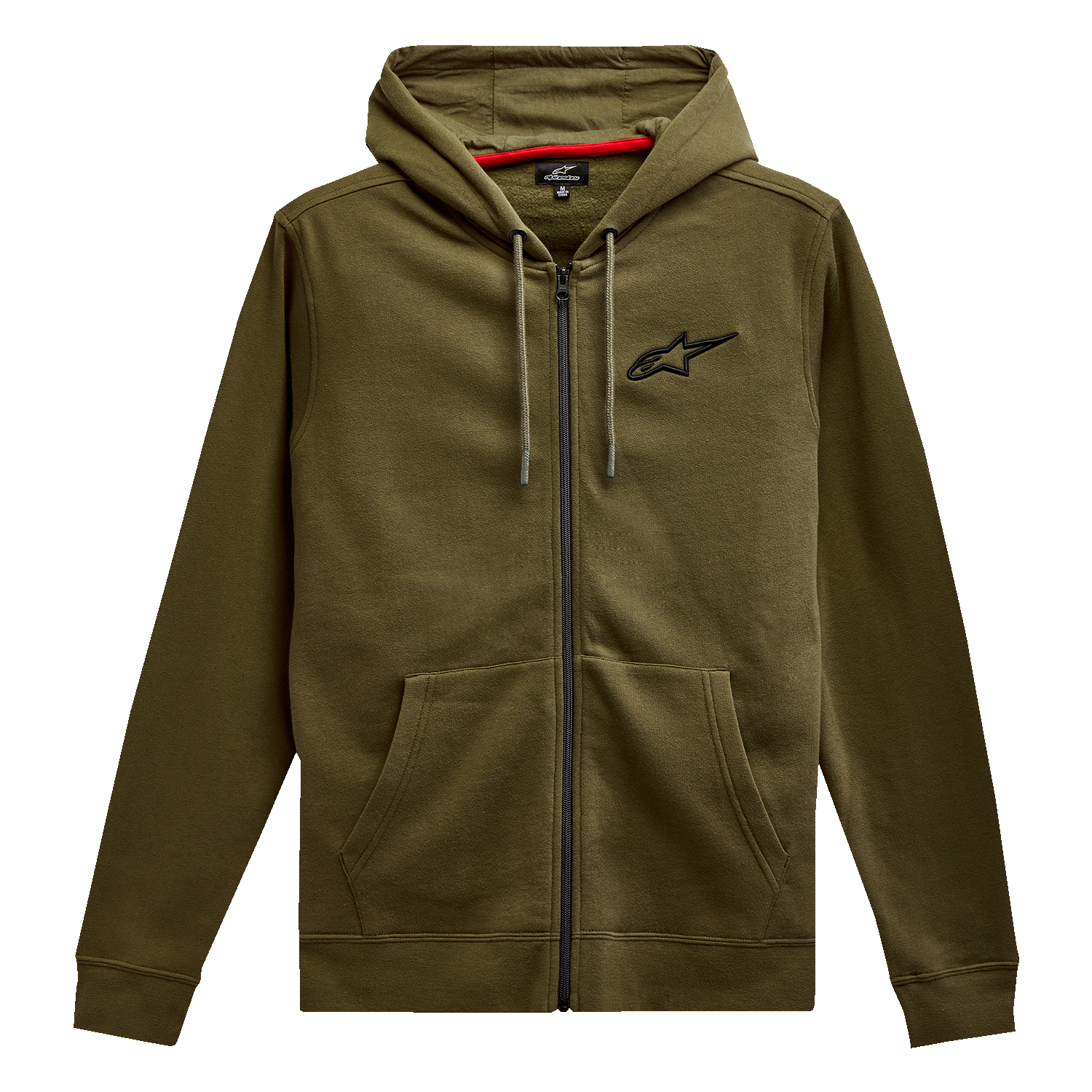 ALPINESTARS Ageless Zip Hoodie - Military/Black - Medium 1212536006910M