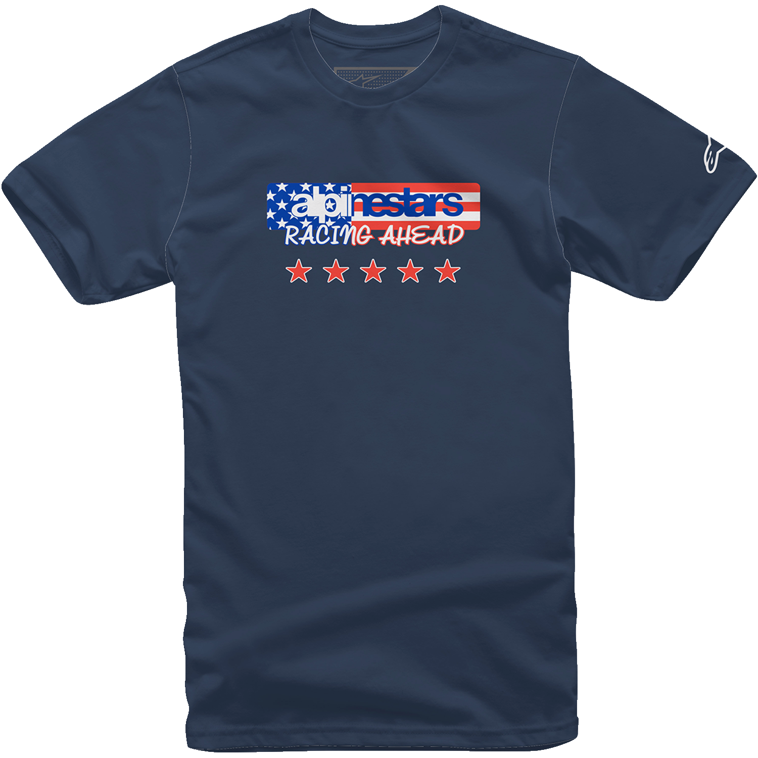 ALPINESTARS USA Again T-Shirt - Navy - Medium 12137261070M