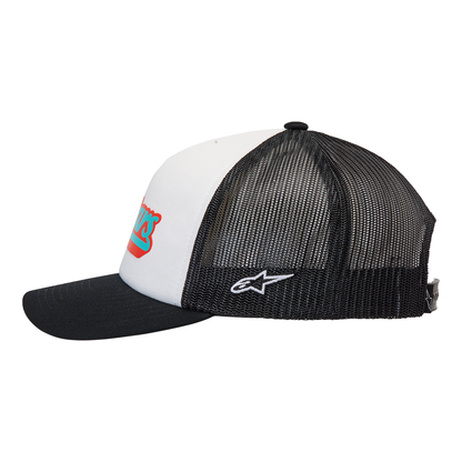 ALPINESTARS Delivery Trucker Hat - White/Black - One Size 1213810102010OS