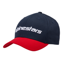ALPINESTARS Linear Hat - Navy/Red - Small/ Medium 1230810057030SM