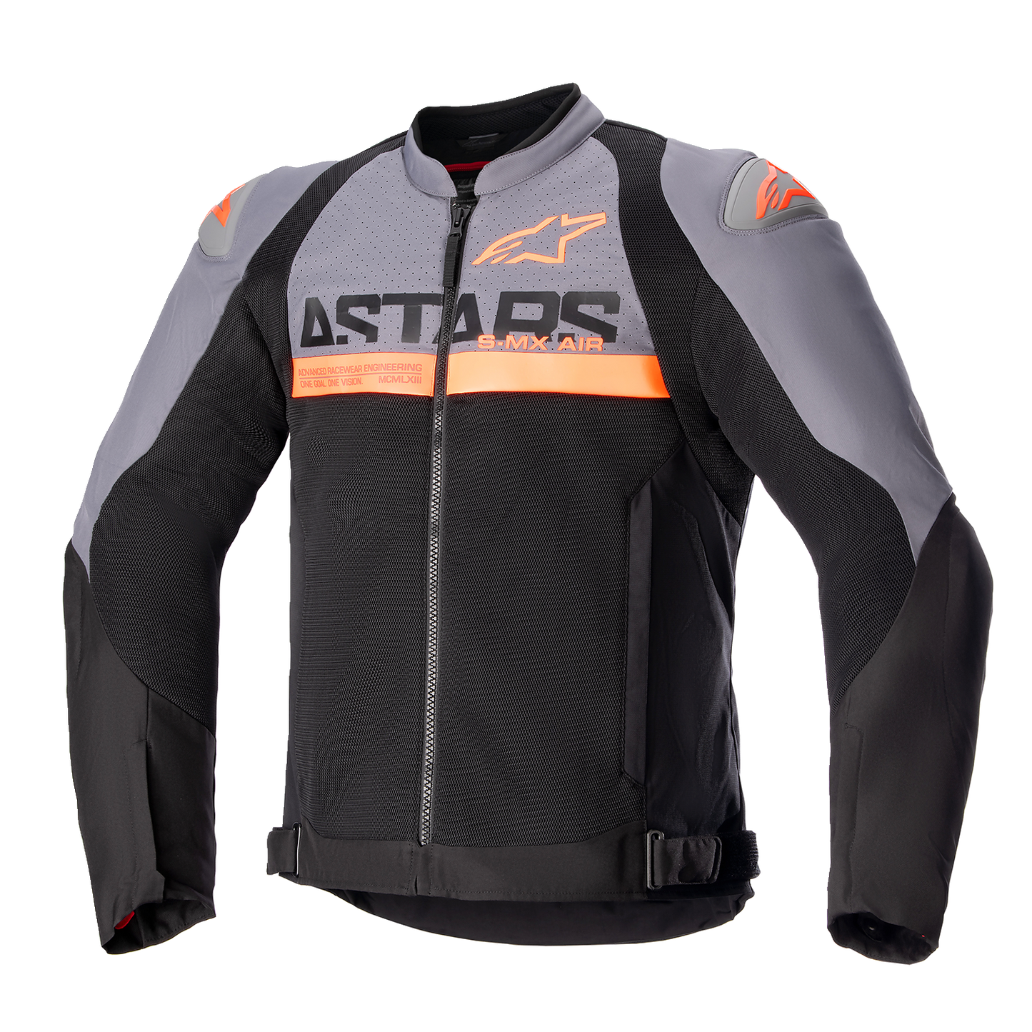 ALPINESTARS SMX Air Jacket - Dark Gray/Black/Orange Fluo - 3XL 3306523-914-3XL