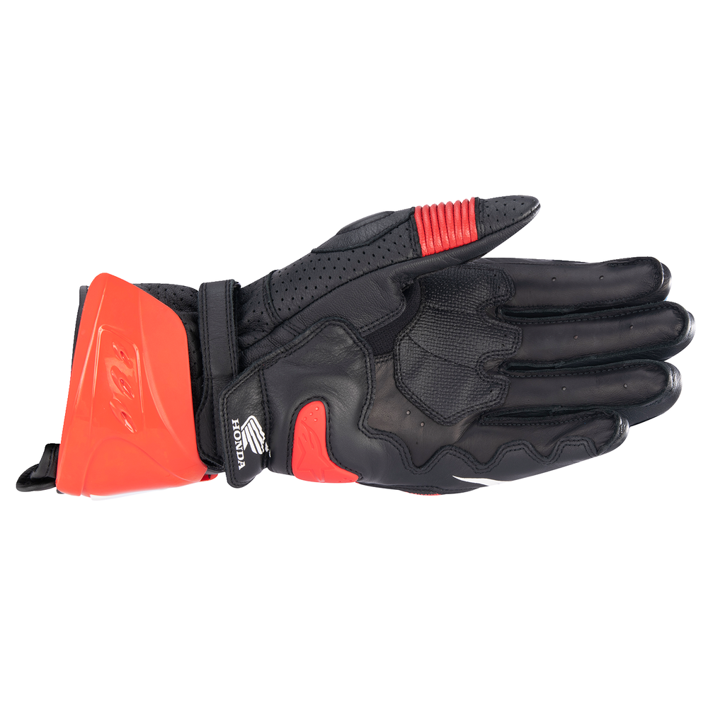 ALPINESTARS Honda GP Pro R3 Gloves - Black/Bright Red/Blue - 3XL 3556223-1317-3X