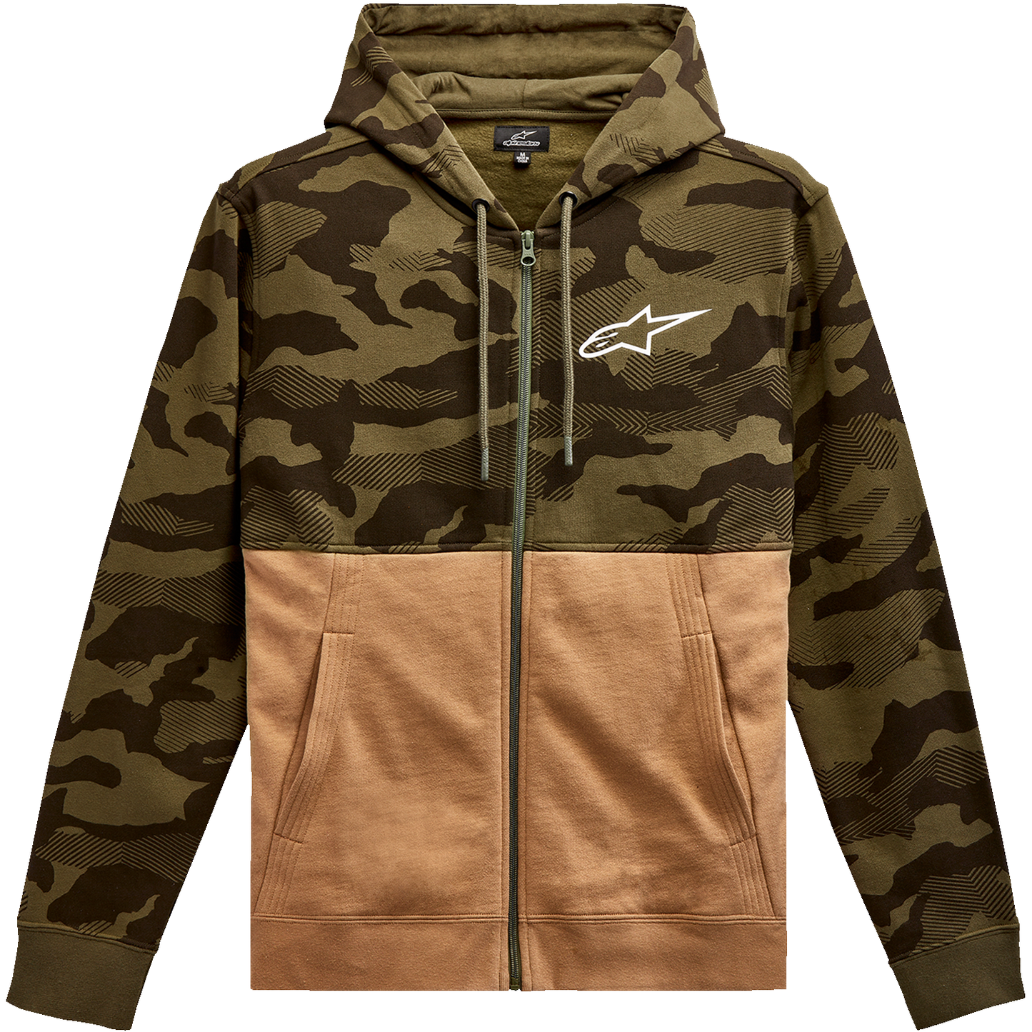 ALPINESTARS Camo Block Hoodie - Military/Sand - 2XL 12135105069232X