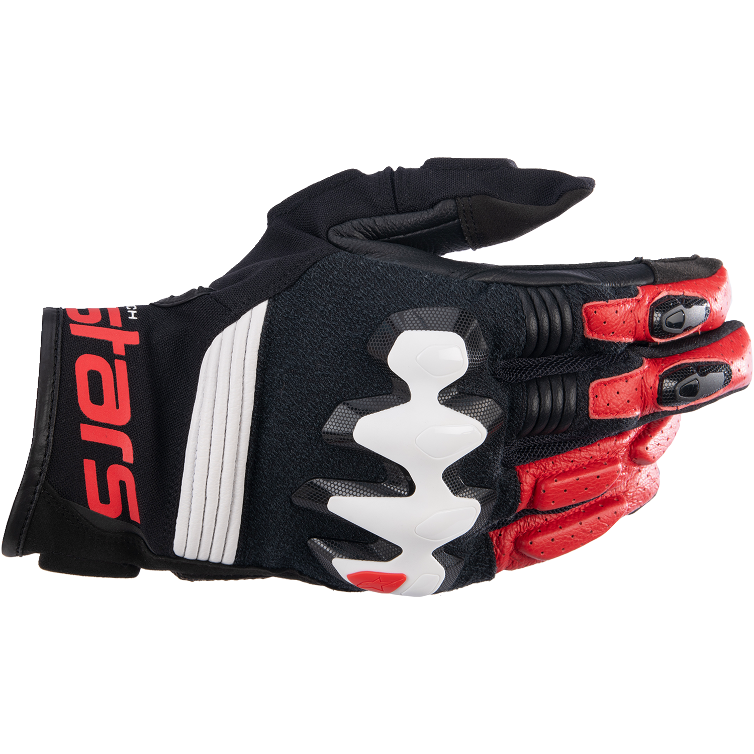 ALPINESTARS Halo Gloves - Black/White/Bright Red - XL 3504822-1304-XL