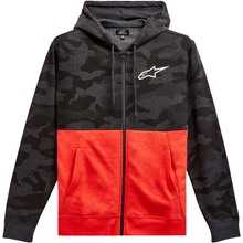 ALPINESTARS Camo Block Hoodie - Charcoal Heather/Warm Red - Large 1213510501816L