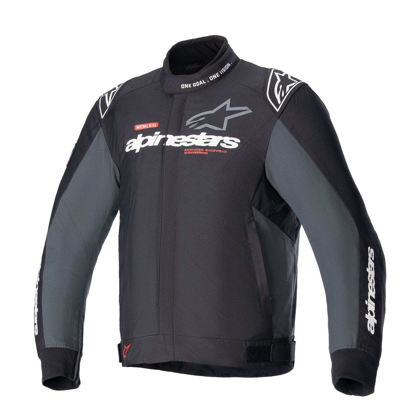 ALPINESTARS Monza Sport Jacket - Black/Tar Gray - 2XL 3306723-1169-2X