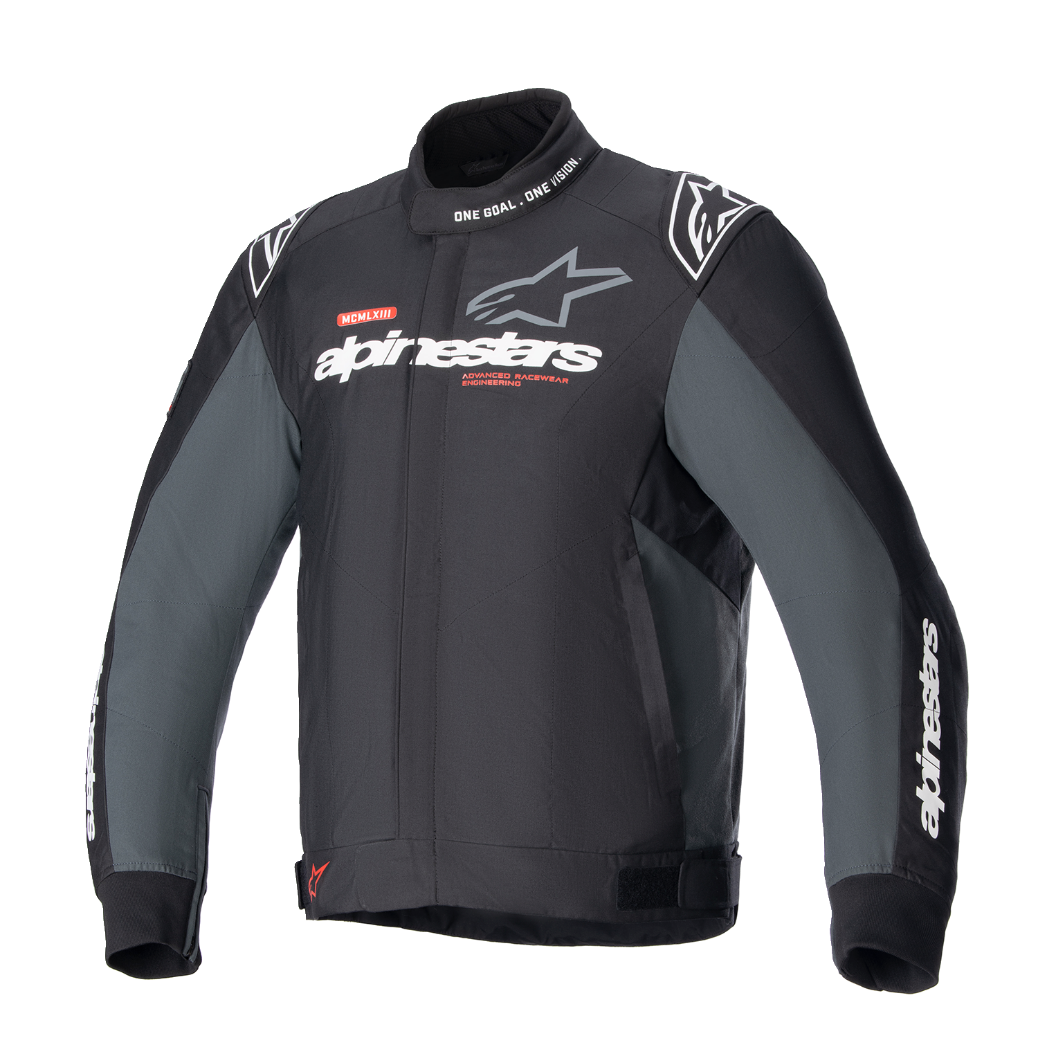 ALPINESTARS Monza Sport Jacket - Black/Tar Gray - 2XL 3306723-1169-2X