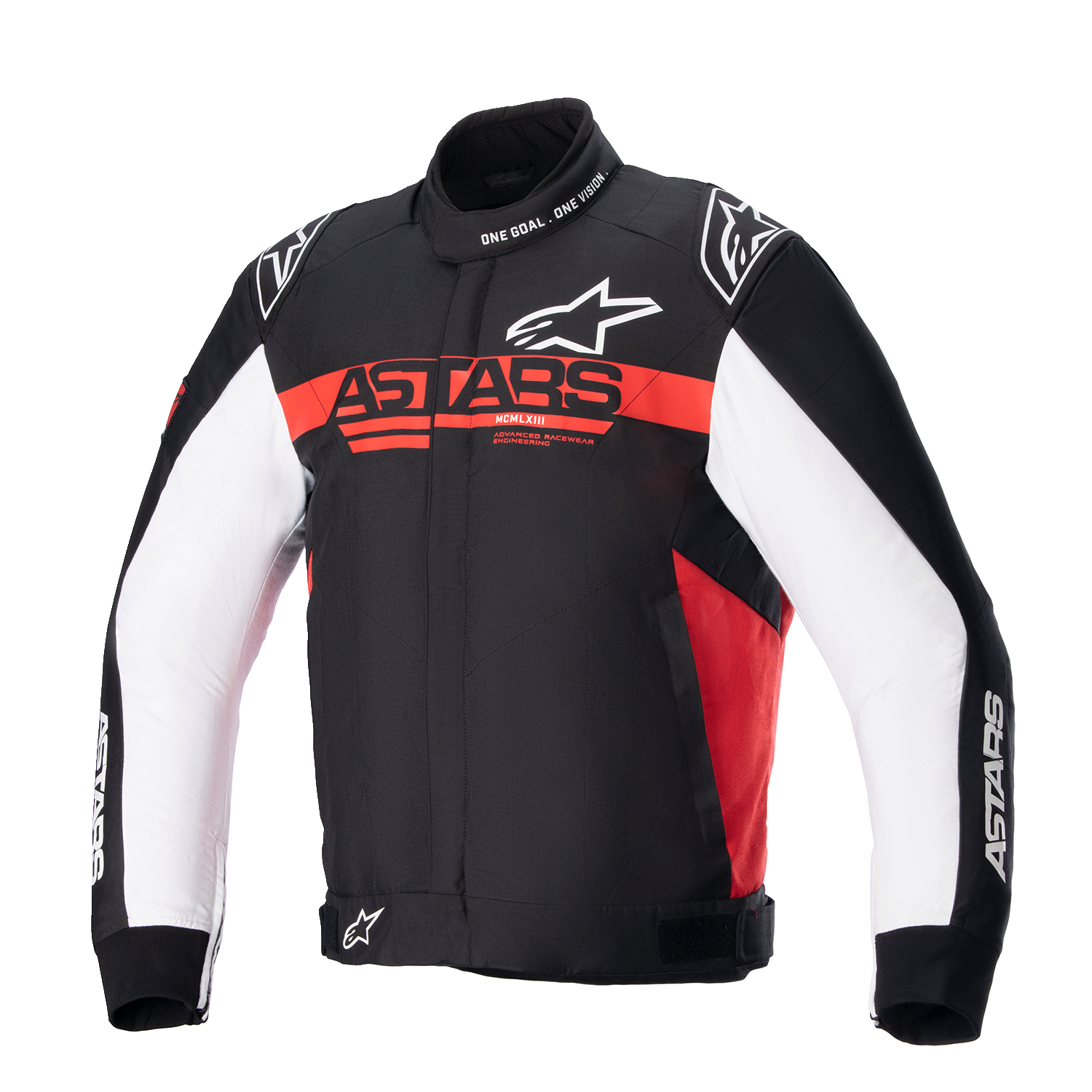 ALPINESTARS Monza Sport Jacket - Black/Bright Red/White - XL 3306723-1342-XL