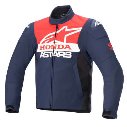 ALPINESTARS Honda SMX Waterproof Jacket - Blue/Black/Red - Small 3206223-7163-S