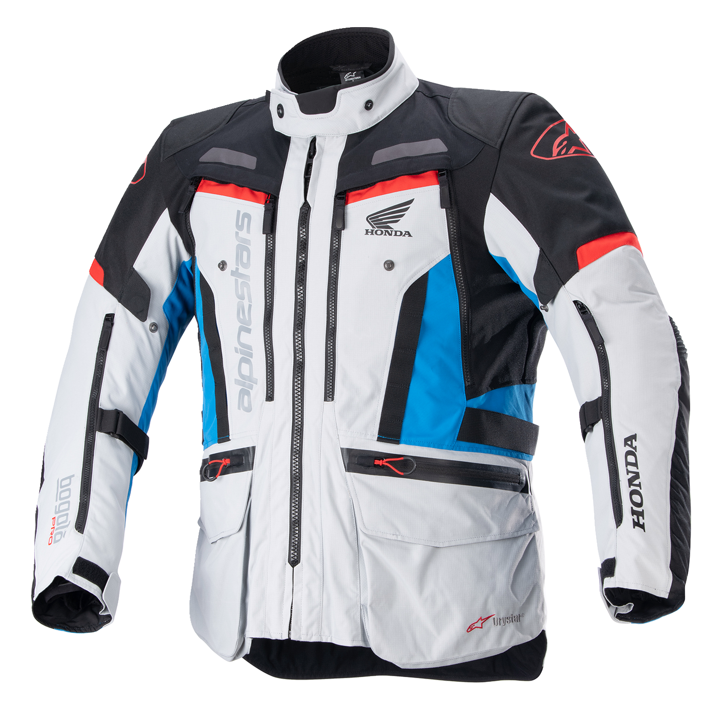ALPINESTARS Honda Bogota Pro Drystar? Jacket - Gray/Black/Red/Blue - 2XL 3206723-9173-2X