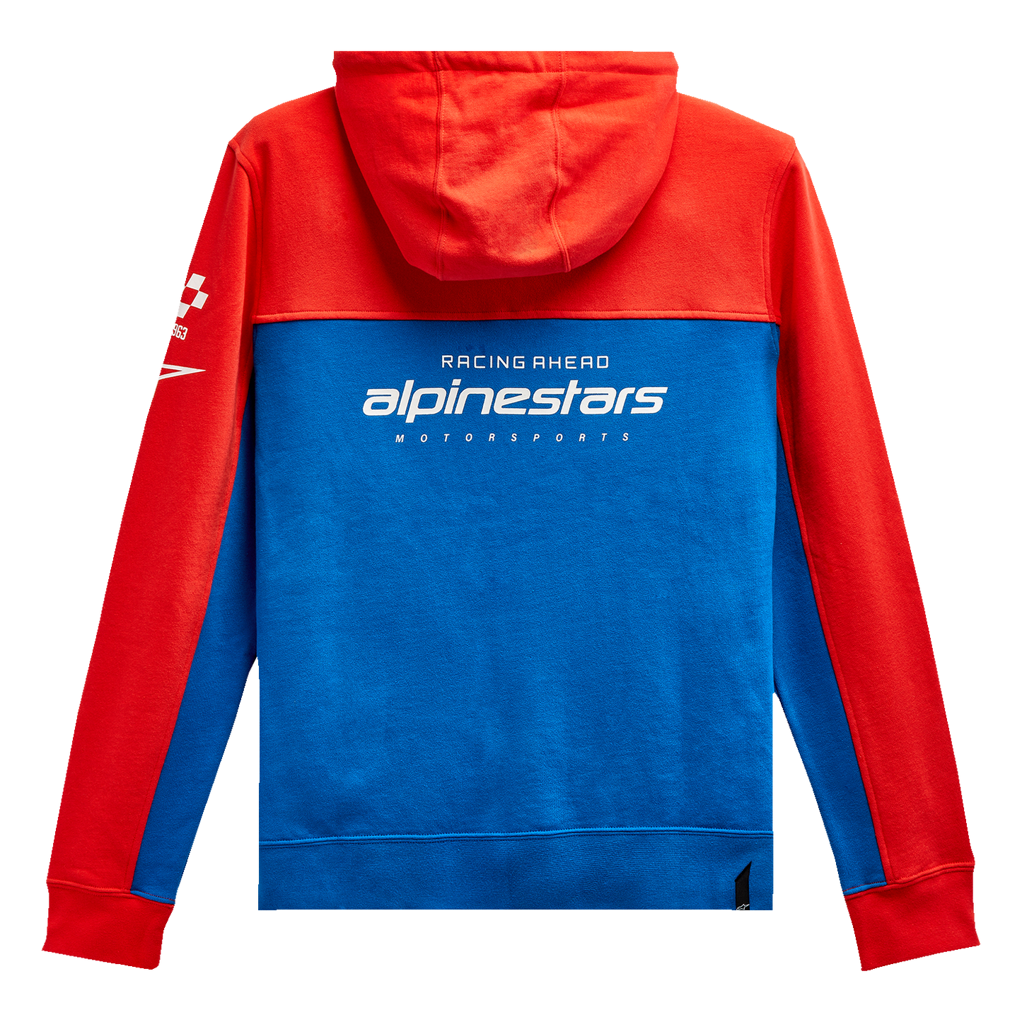 ALPINESTARS H Block Hoodie - Warm Red/Bright Blue - 2XL 12135107031712X