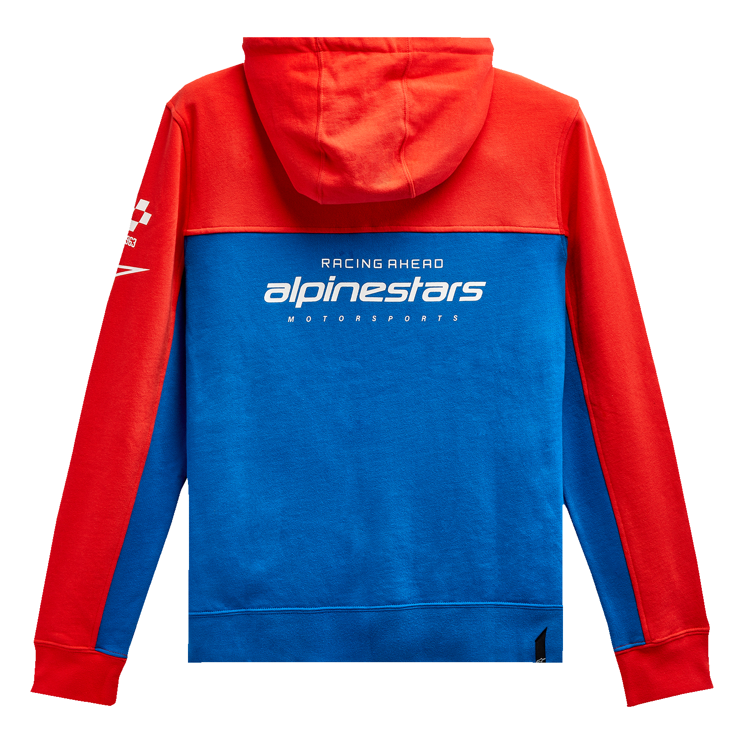 ALPINESTARS H Block Hoodie - Warm Red/Bright Blue - 2XL 12135107031712X