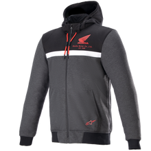 ALPINESTARS Honda Chrome Street Hoodie - Black/Gray/Red - Large 4201323-1908-L
