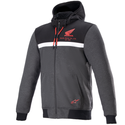 ALPINESTARS Honda Chrome Street Hoodie - Black/Gray/Red - 4XL 4201323-1908-4X