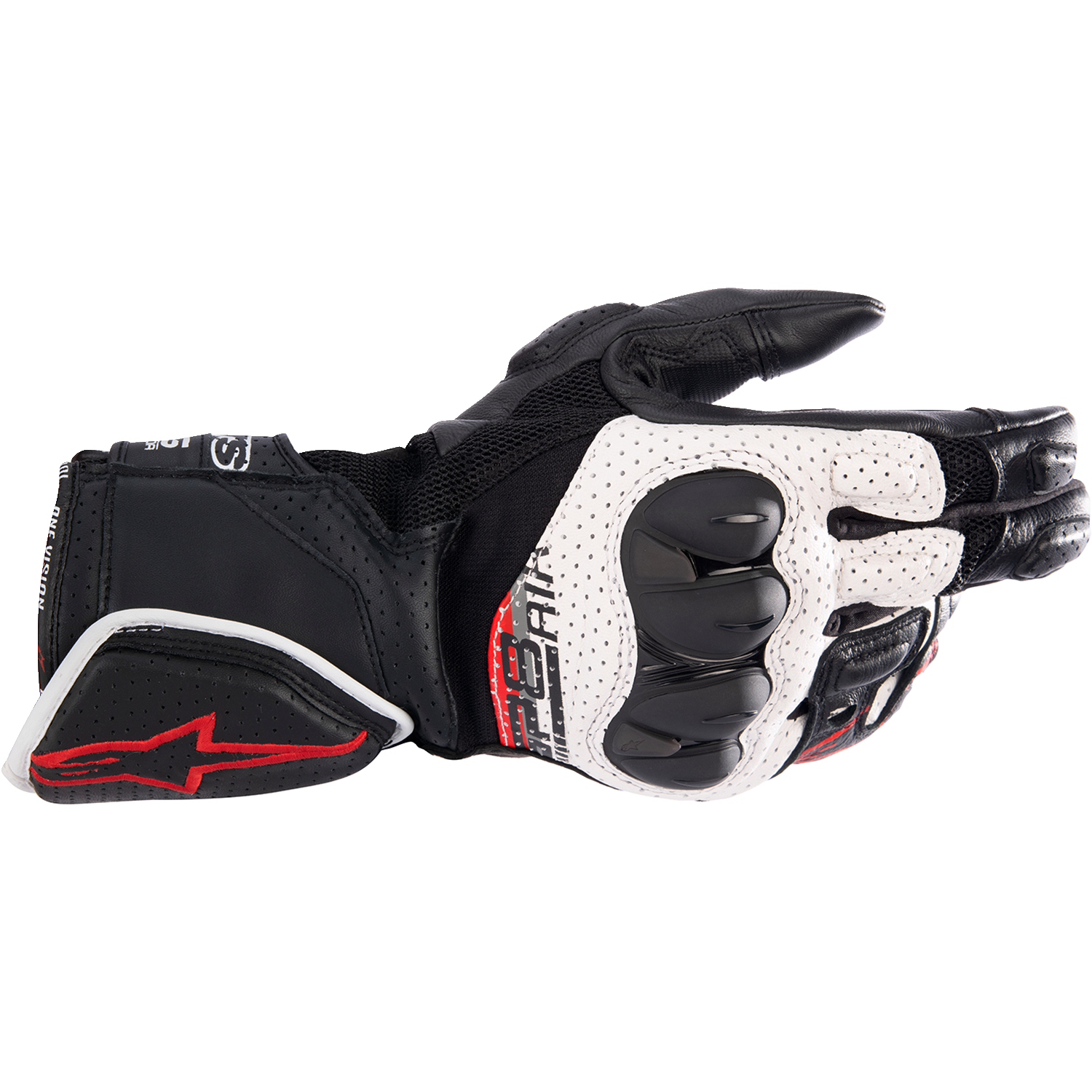 ALPINESTARS SP-8 V3 Air Gloves - Black/White/Bright Red - 2XL 3558621-