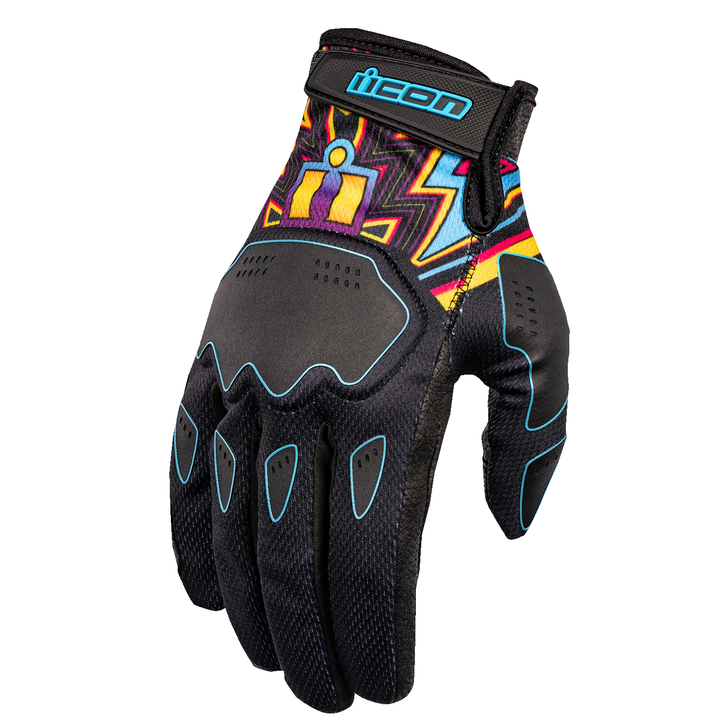 ICON Hooligan* Lucky Lid Gloves - Black - Large 3301-4643