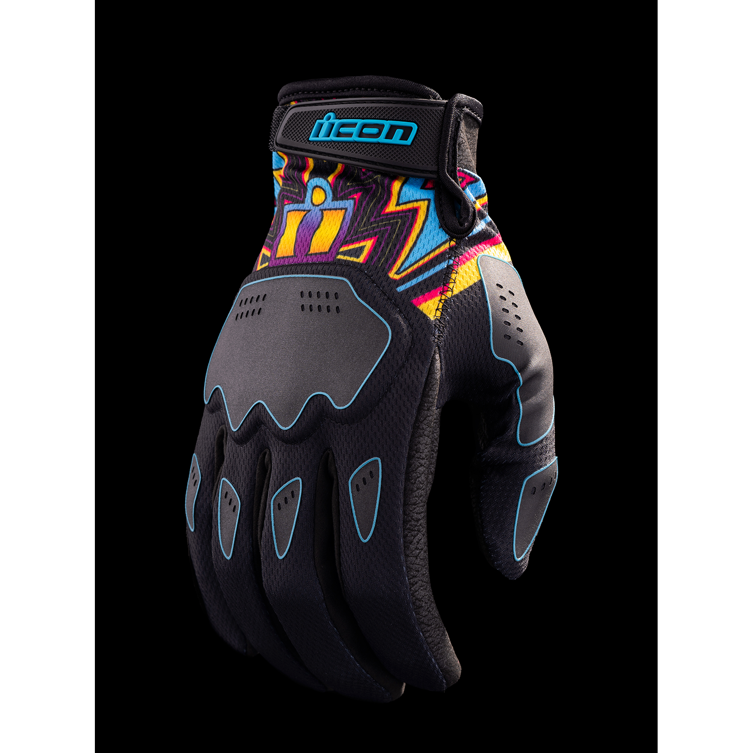ICON Hooligan* Lucky Lid Gloves - Black - Small 3301-4641
