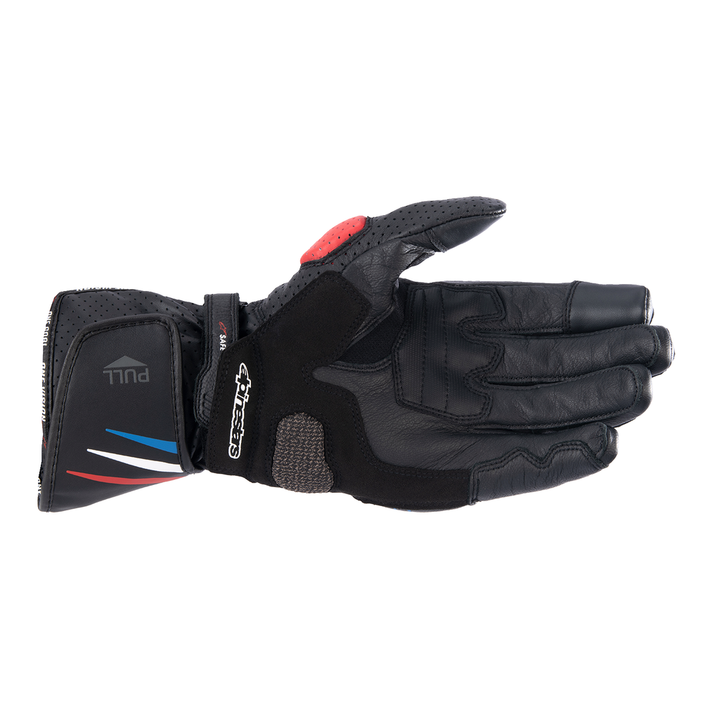ALPINESTARS Honda SP-8 V3 Gloves - Black/Bright Red/Blue - 2XL 3558423-1317-2X