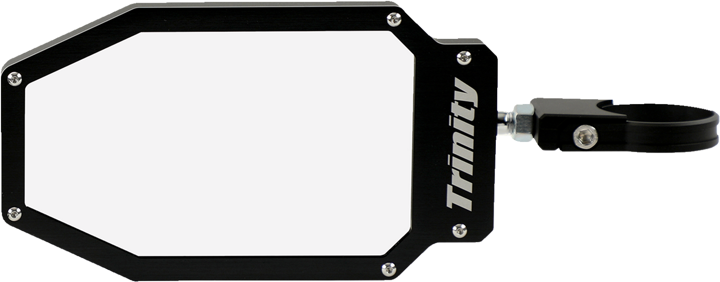 TRINITY RACING Mirror - Apex - Side View - Rectangle - Black TR-M1000-02