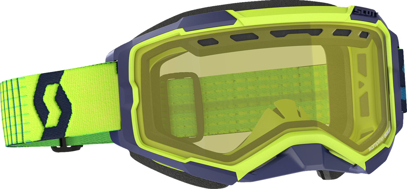 SCOTT Fury Snow Cross Goggle - Blue/Yellow - Yellow Lens 278605-1054029
