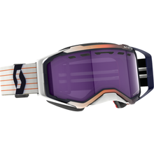 SCOTT Prospect Snow Goggle - Blue/White - Dual Pane - Light Sensitive - Blue Chrome Lens 278603-1006307