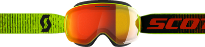 SCOTT LCG EVO Snow Cross Goggle - Yellow - Enhancer Red Chrome Lens 272845-0005312