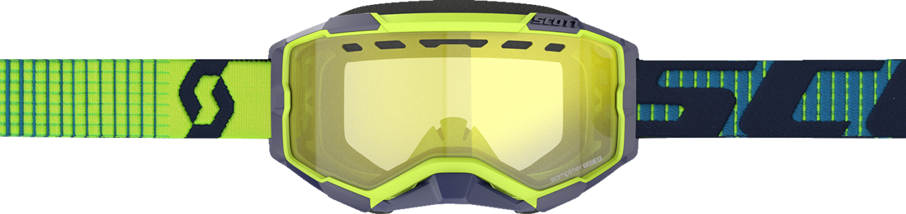 SCOTT Fury Snow Cross Goggle - Blue/Yellow - Yellow Lens 278605-1054029
