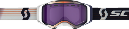 SCOTT Prospect Snow Goggle - Blue/White - Dual Pane - Light Sensitive - Blue Chrome Lens 278603-1006307