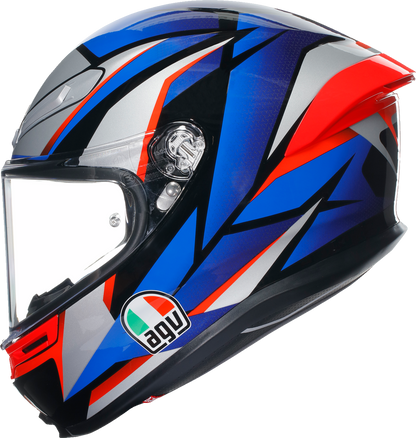 AGV K6 S Helmet - Slashcut - Black/Blue/Red - 2XL 21183950020152X