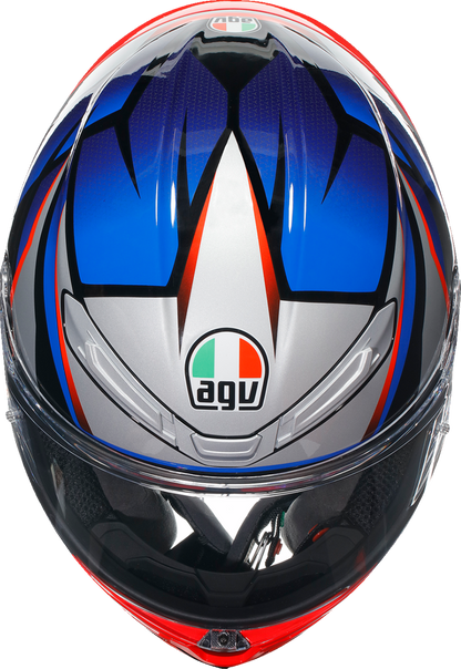 AGV K6 S Helmet - Slashcut - Black/Blue/Red - Small 2118395002015S