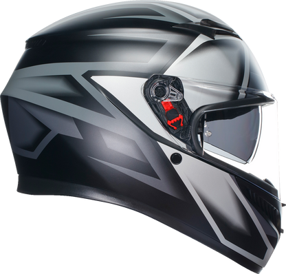 AGV K3 Helmet - Compound - Matte Black/Gray - Large 2118381004008L