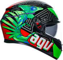 AGV K3 Helmet - Kamaleon - Black/Red/Green - Medium 2118381004013M