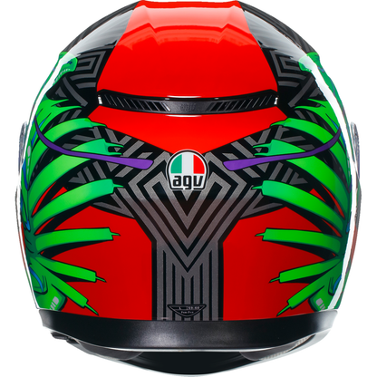 AGV K3 Helmet - Kamaleon - Black/Red/Green - 2XL 21183810040132X